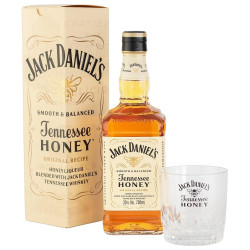 Jack Daniels Honey Estuche + vaso 750ml